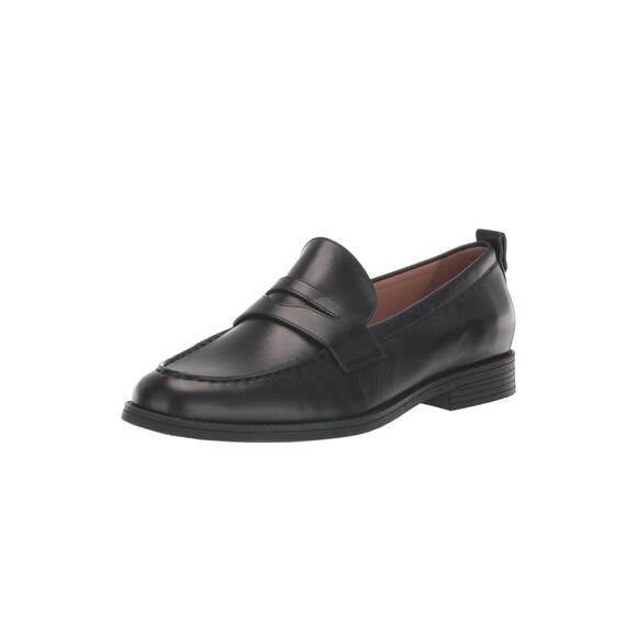 Cole Haan Shoes - W28188 COLE HAAN WOMEN STASSI PENNY LOAFER BLACK LEATHER SIZE 7 B